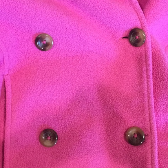 Lands’ End Pink Fleece Jacket Size Small - Picture 3 of 4
